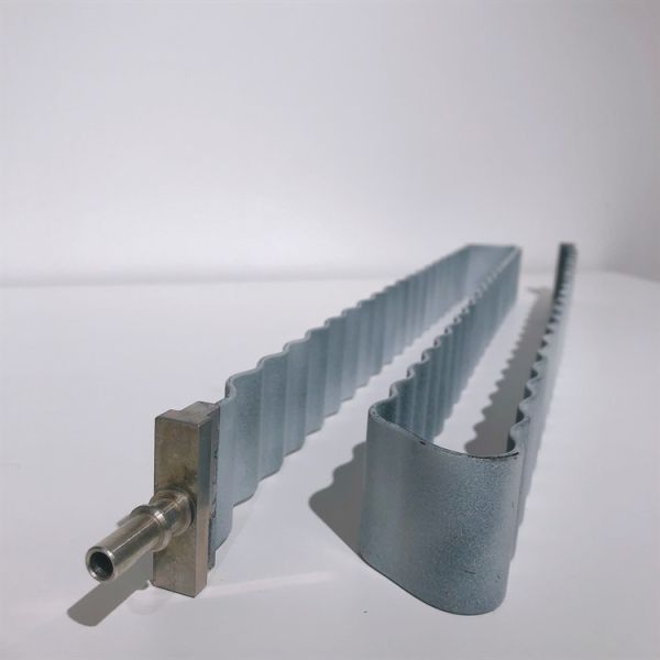 Customized Height Bending Extruded Aluminum Cooling Tube For 21700 Battery