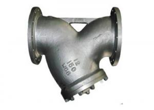 China Compact Flanged Y Type Strainer With NPT Drain Plug ASME B 16.34 Design on sale