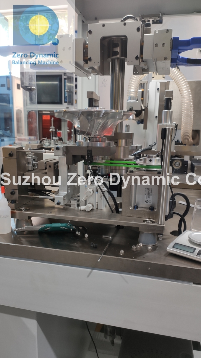 High Speed Blower Impeller Balancing Machine / Vertical Automatic Milling Balancing Machine