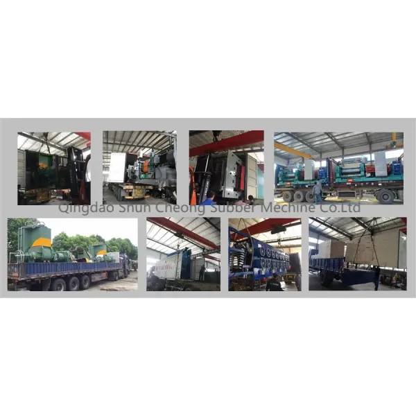 Hot Plate Vulcanizing Press with 1200X1200mm Platen Size PLC Control and Pull-Push Device