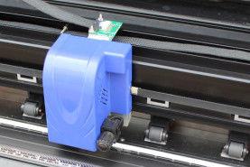 Buy cheap Blue Servo Cutting Plotter 1750mm Vinyl Printer Plotter Cutter Machine product