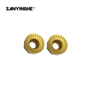 China Round CNC Carbide Milling Inserts Cutter RCKT10T3MO PVD Coated on sale