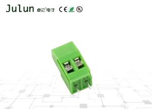 Buy cheap LED Drive Power Supply Screw Terminal Block , Pcb Terminal Block In Green Color product