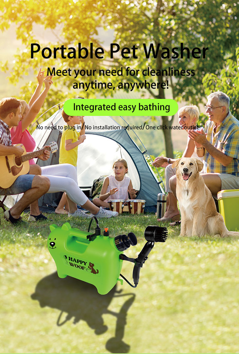 Geerduo Rotatable Portable Pet Washer Non Slip Holder Portable Pet Shampooer