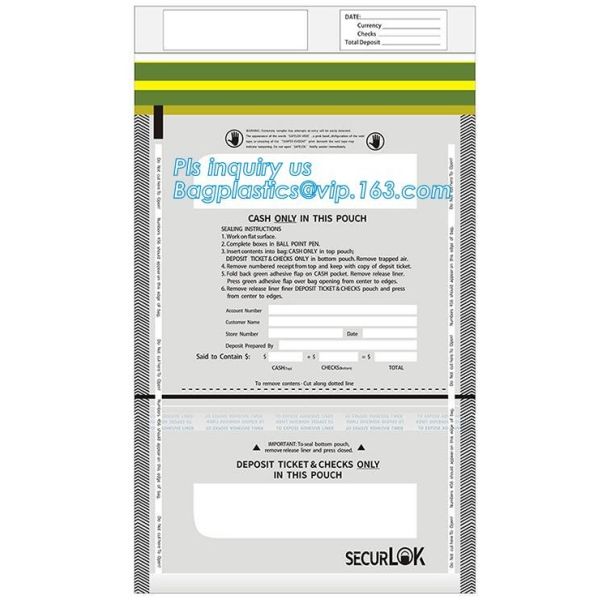 money locking security bag courier plastic bag, plastic self adhesive evidence bag/security bag, Temper-Evident Bags, De