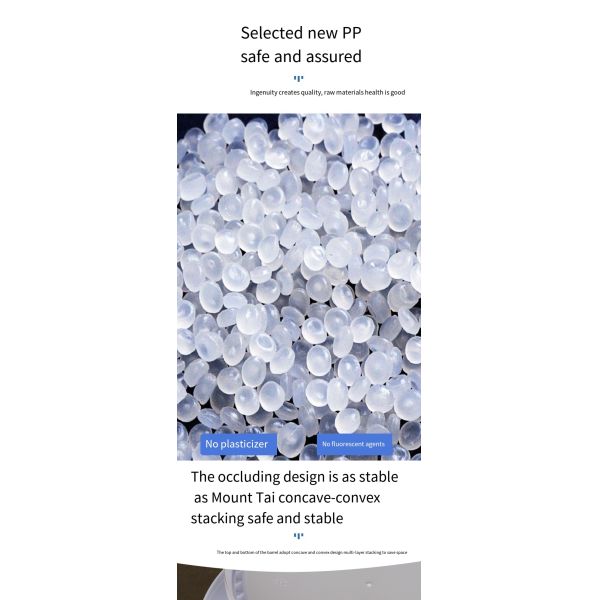 20L Rectangle Plastic Paint Bucket Customized White 20 Litre