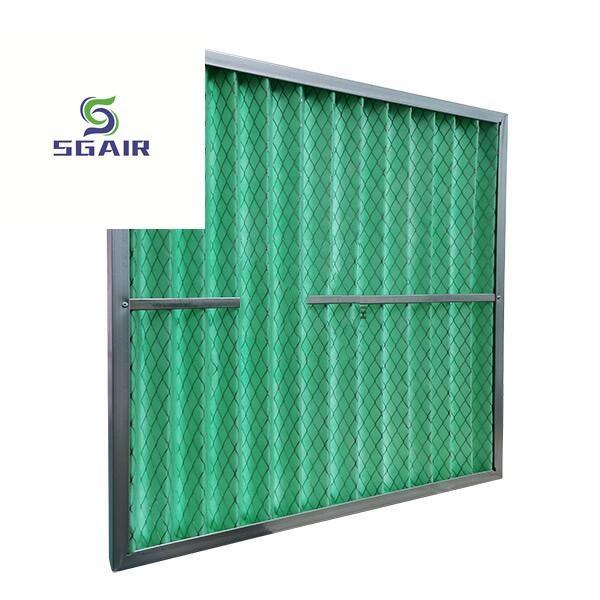 Quality Non Woven F8 Secondary Air Conditioning Hepa Filters With Aluminum Frame for sale