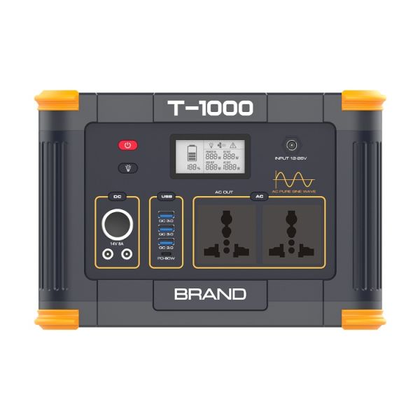 Wireless 1000W Portable Power Station Camping Solar Power Station Quick Charging