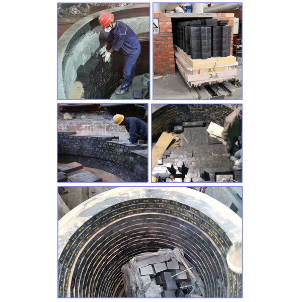 55%-75% Alumina Magnesite Refractory Bricks Magnesia Carbon Bricks Electric Arc Furnaces
