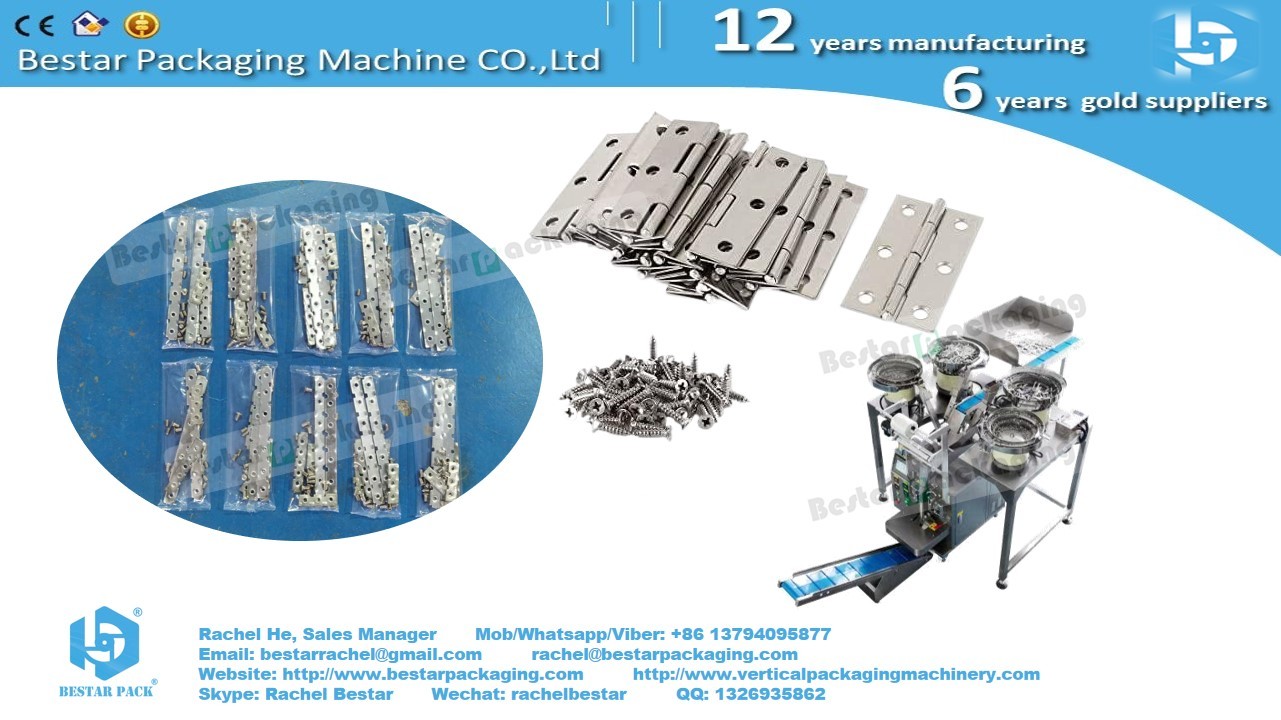 Counting packaging machine with 4 vibrating bowls and customized enclosure to reduce noise