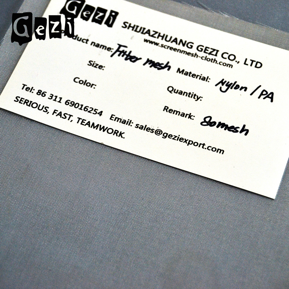 ISO PA6 GG XXX Nylon Polyester Filter Mesh Fabric Custom Width Flour Sieve Milling