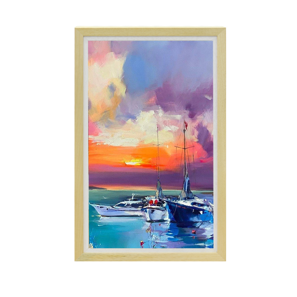 Buy cheap 32GB Wooden Smart Digital Photo Frame 21 Inch 3840x2160 product