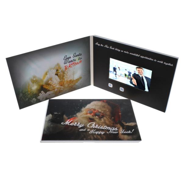 Quality Laser Paper Greeting Card With Video Screen 1024*600P Resolution for sale