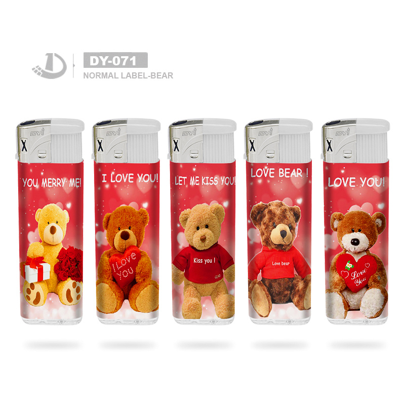 Manufacture Factory High Quality EU Standard Electric Lighter with Solid Color