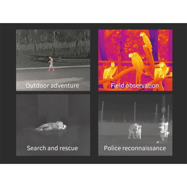 Multifunctional Thermal Fusion Binocular With GPS Positioning\ WIFI\ Electronic Compass