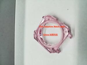 Pink Sapphire Crystal Watch Case Polished Surface Wear Scratch Resistance