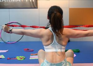 Figure 8 Resistance Bands: Elastic Pulling Rope for Muscle Training Tubing