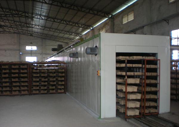 Quality Tunnel Type Paper Pulp Molding Machine Drying Production Line ， 220V - 440V for sale