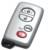 Quality 15*5*3CM Remote Vehicle Starter System Car Smart Key  Keyless Entry System for sale
