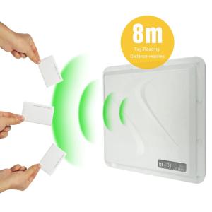 Buy cheap Long Range RFID Card Access Control 1 - 8m Integrated UHF RFID Reader product