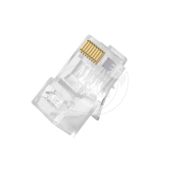 IEC Standard Network Cable Accessories Cat 5 Cable Connector Good Transmitting