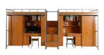 KD structure Double Layer Metal Bunk Bed Frame With Desk
