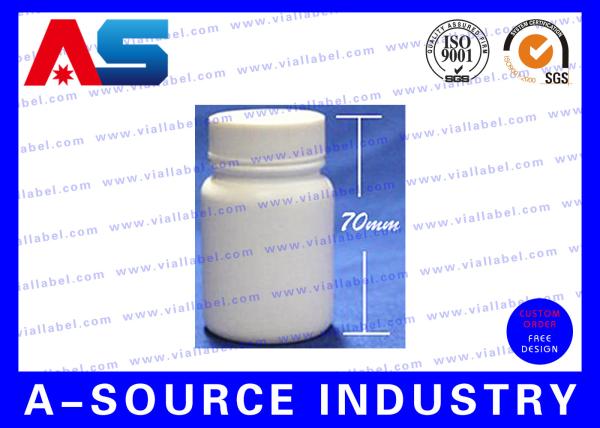 Quality 60ml PE Capsule Plastic Pill Bottles 70mm * 27mm With Protection Sensitive Seal plastic medicine bottles for sale