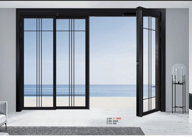 Double Glazing Entrance PT Door 1.2m Width Custom Aluminium Sliding Doors Key Lock