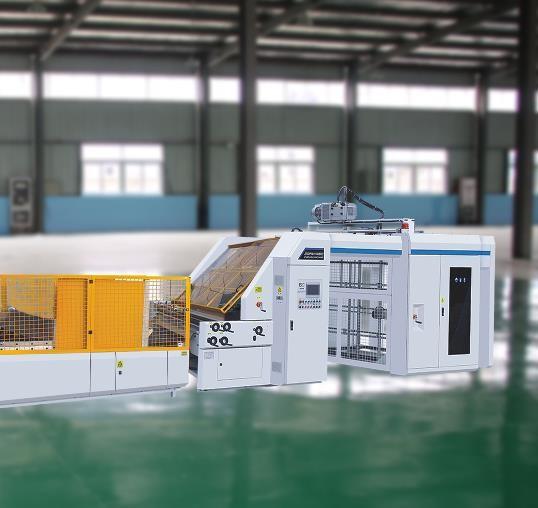 Quality Intelligent Automatic Flute Laminator Machine 1900x1900mm With Shield CE for sale