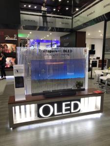 China See Through Digital Clear OLED Display / OEM Transparent OLED Signage on sale