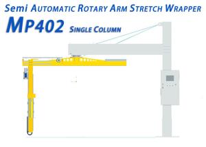 Buy cheap 3m/Min Carriage Speed Rotary Arm Stretch Wrapper Pneumatically Driven product