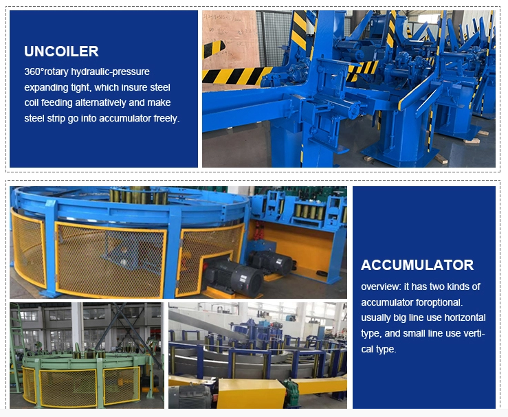 Automatic SS Iron Pipe Making Machine Manufacturing line 1200kw