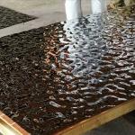 2019 Steelcolor Aperam Supplier Water Ripple Pattern 1500*3000 Stainless Steel