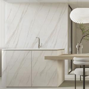 White Glazed Tile Machine Full Body Porcelain Tile Matt Finish With 0.05% Water Absorption