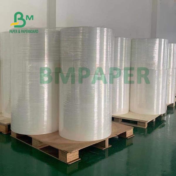 Quality 200um Synthetic Thermal Paper Roll For Shipping Label High Temperature Resistant for sale
