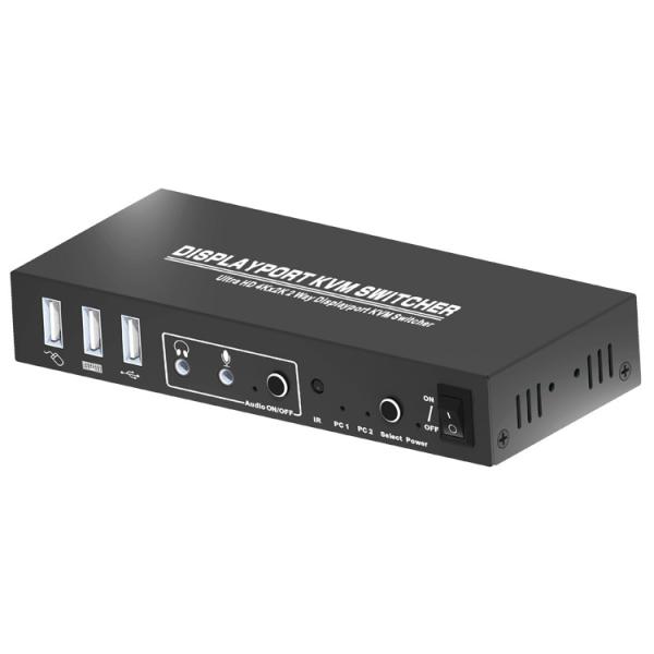 Quality 3840x2160 60Hz 4K 2x1 HDMI DP KVM Switch for sale