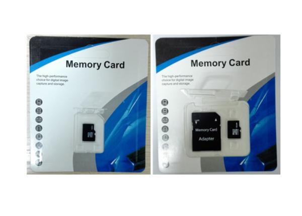 Quality Durable / Recyclable Micro SD Memory Card Plastic Transparent Color SGS Certification for sale