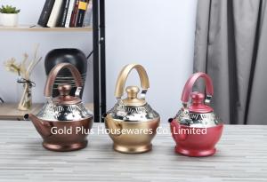 Buy cheap 1L Kitchen accessory stainless steel gold coffee pot ancient greek classical style tea set coffee pot product