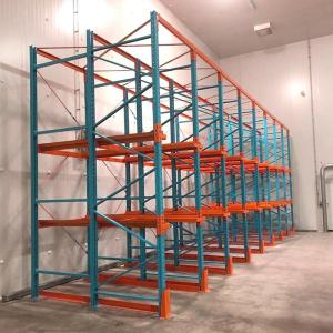 China ODM Drive In Racking 6000kg Double Deep Pallet Racking System on sale