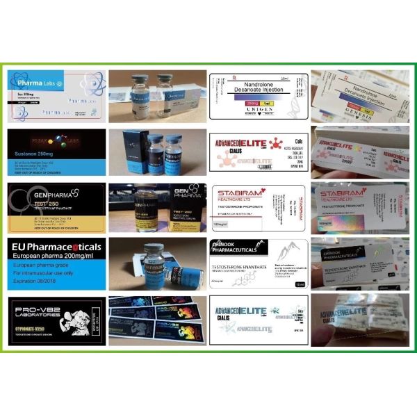 Custom label artwork and finish effects