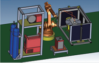 Welding Industrial Robot Software Automatically Generating Curves From Arm Edge Curve Cutting