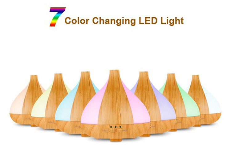 SPA Center 220ml Wood Grain Aromatherapy Diffuser