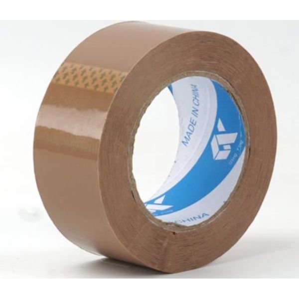 Brown Adhesive Parcel Heavy Duty Bopp Tape For Packaging OPP Strong Self Adhesive Sealing Tape