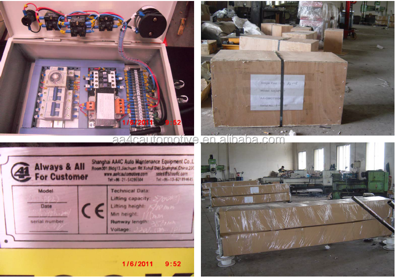 single column Design and CE Certification parking car lifter