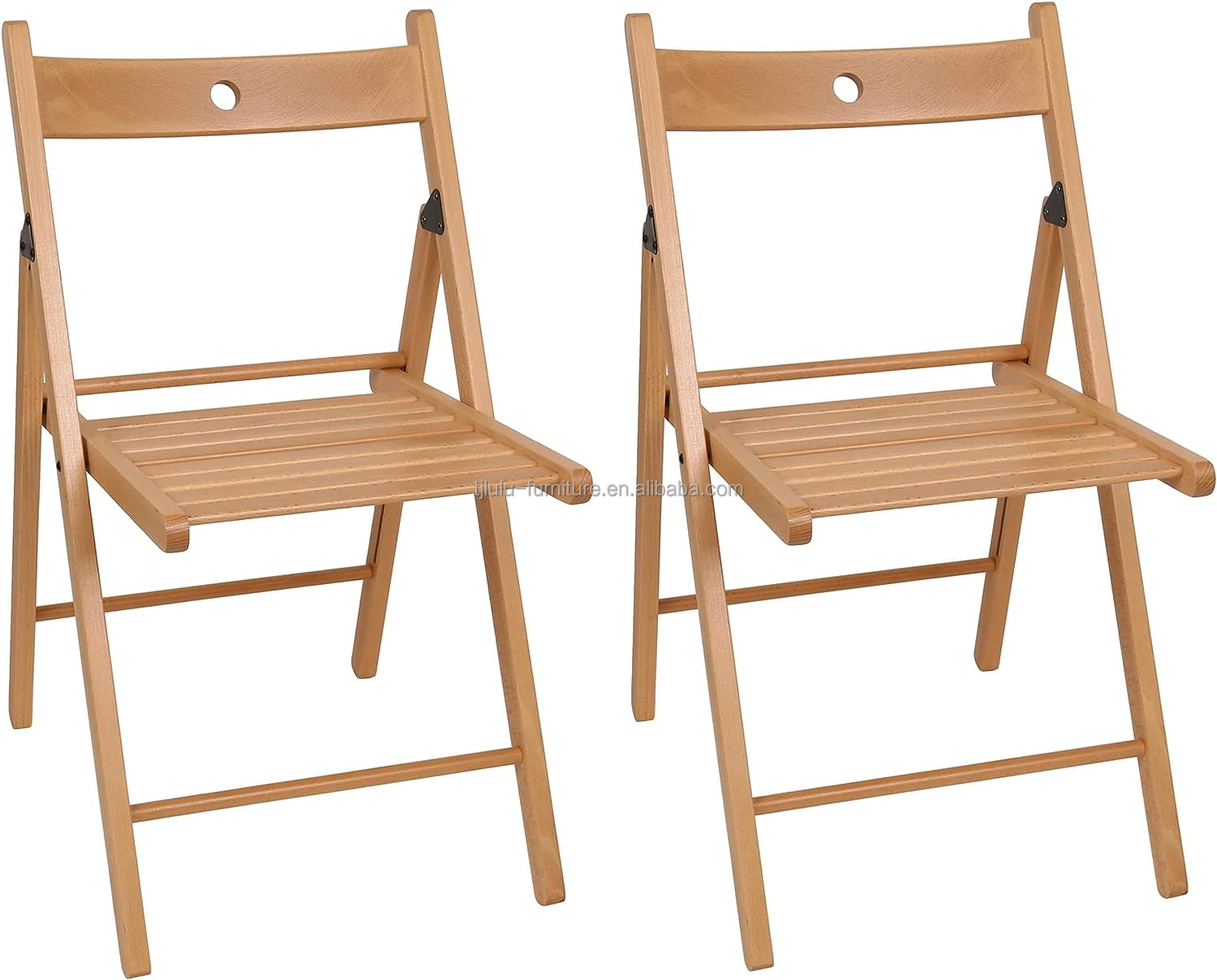 Modern Finish Nitrolacquer Wooden Folding Chairs for Hotel and Event Usage in 2023