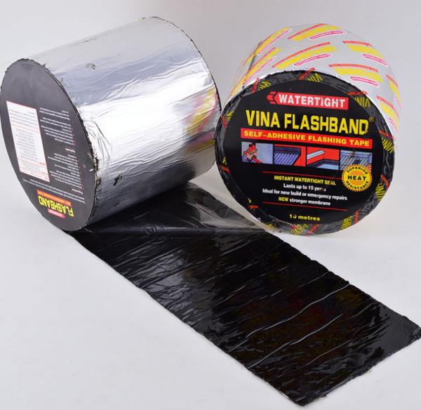 Quality self-adhesive bitumen flash， SGS/CE certification, Self-adhesive Rubber Bitumen flashing tape/flash band for sale