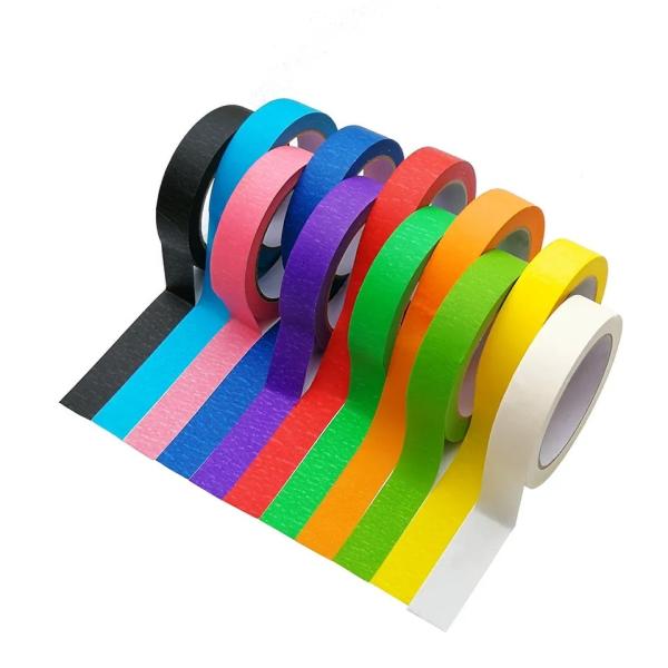 Quality Customized Coloful No Residue Masking Tape Writable Single Side for sale