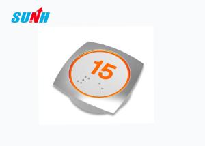 Buy cheap SUNH Elevator Push Button PC / ABS Material With 4 Lines Connection Port product