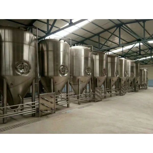 Full Turnkey Large Beer Brewing Equipment Full Automation PLC Control System