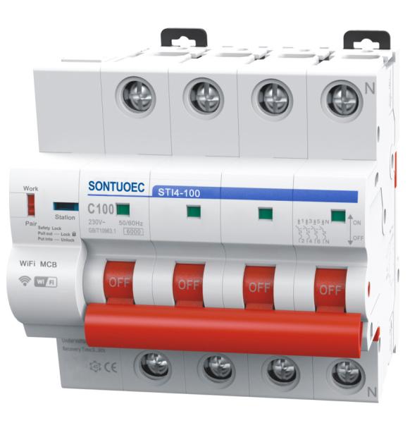 Quality Smart WiFi Sontuoec Remote Control MCB Circuit Breaker for sale